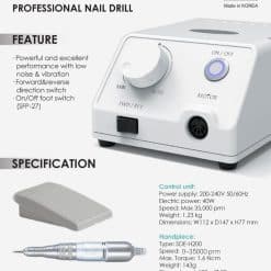 Alternative view of מכונת שיוף לציפורניים מרתון Escort Pro 3 – Marathon