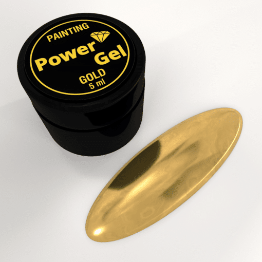 ג'ל ציור - POWER GEL בצבע זהב