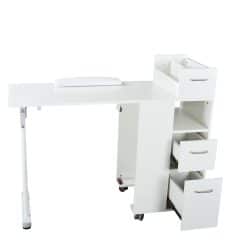 שולחן מניקור מתקפל DP-02 – לבן